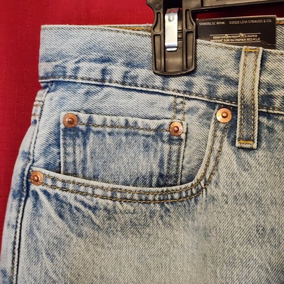 Levi Strauss Premium Women's Jeans Wedgie Straight High Rise Blue Size 32x26 - Picture 3 of 16